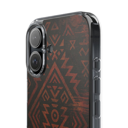 Tribal Glitch • Apple iPhone 16 • Clear Case