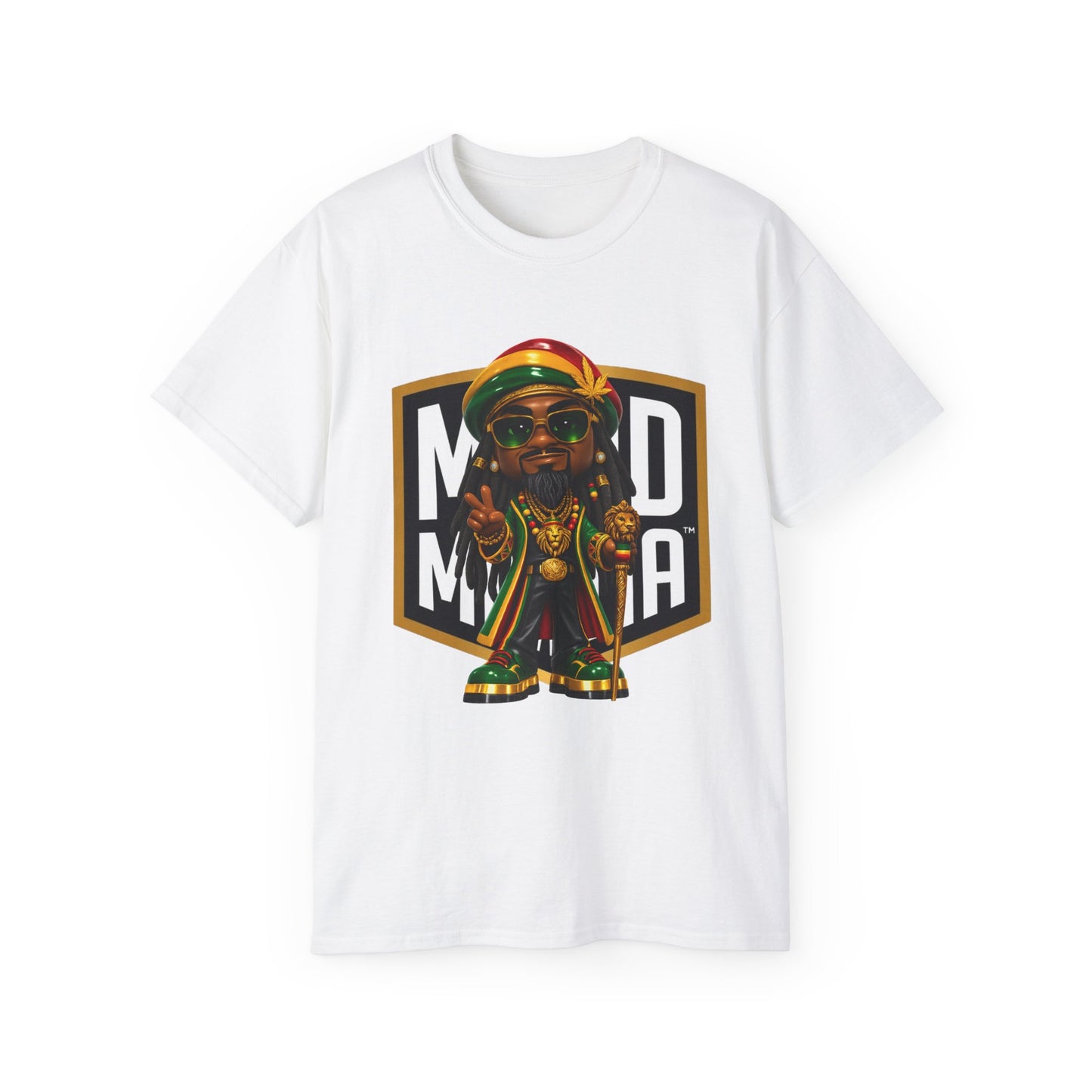 Aziel Riddan • Irie Ascendancy • Mood Militia • T-Shirt • Black Hat Pixels • Unisex