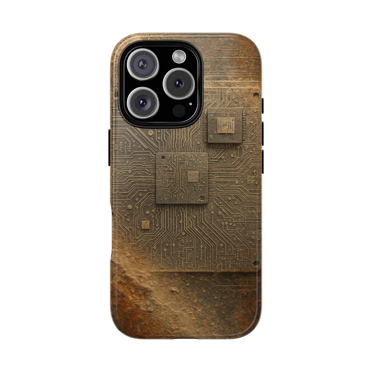 Sand Circuit • Apple iPhone 16 • MagSafe® Magnetic Tough Case