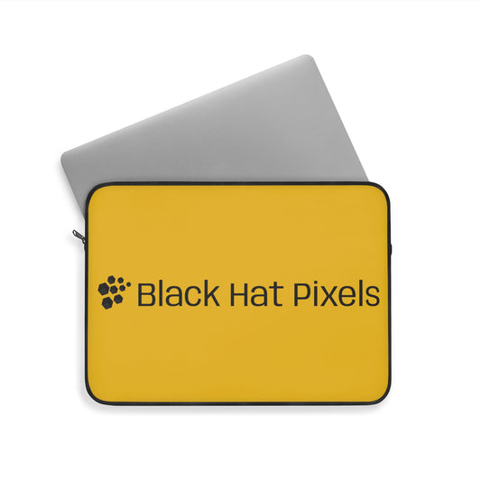 Black Hat Pixels • Single Zipper Laptop Sleeve tech accessory by Black Hat Pixels