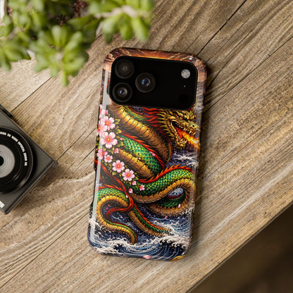 Dragon Oath – Sovereign Flame • Obsidian Irezumi™ • Apple iPhone 17 Pro • MagSafe Tough Case