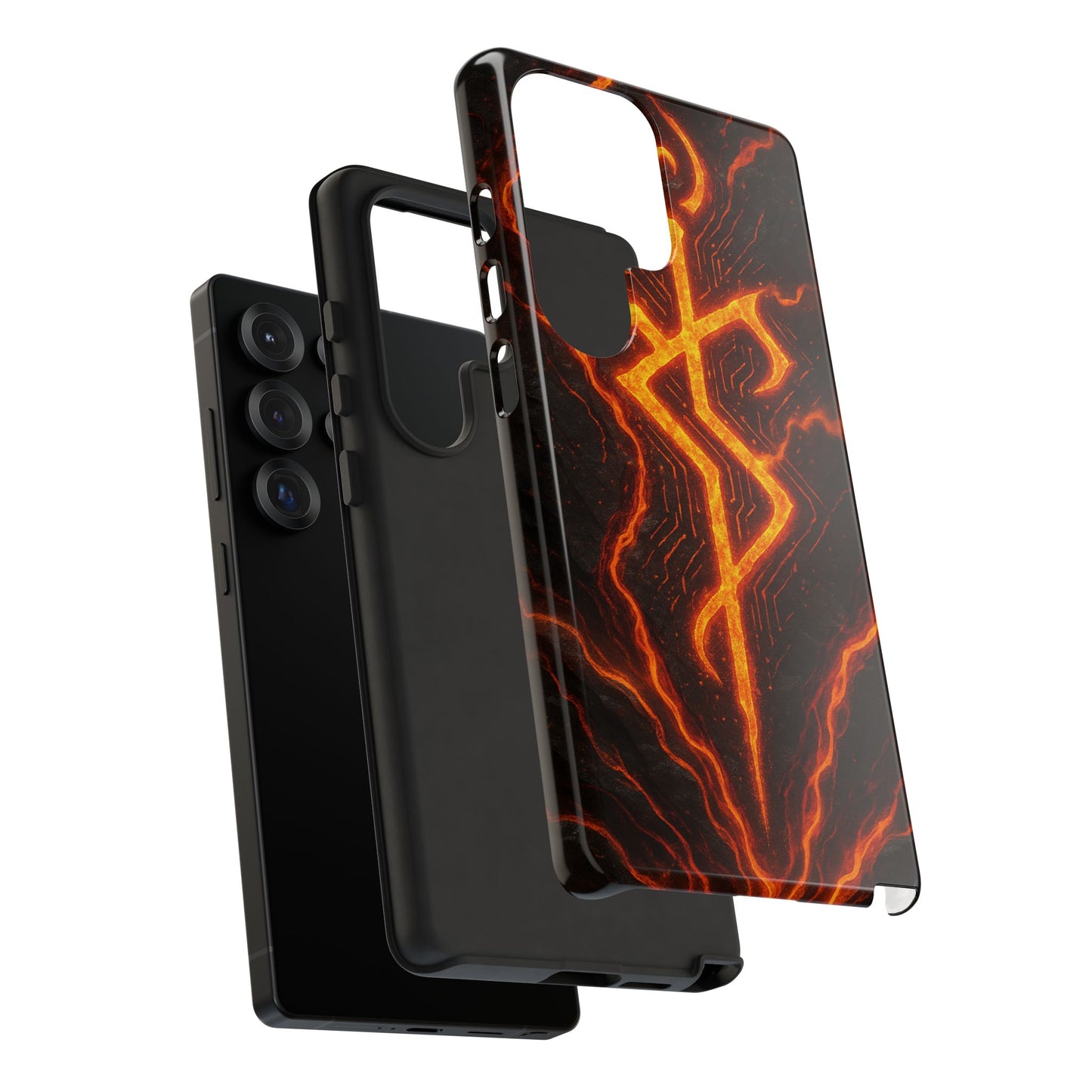 Molten Glyph • Samsung Galaxy S25 • MagSafe® Magnetic Tough Case