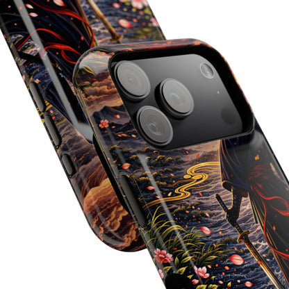 Silent Path – Measured Resolve • Obsidian Irezumi™ • Apple iPhone 17 Pro • MagSafe Tough Case