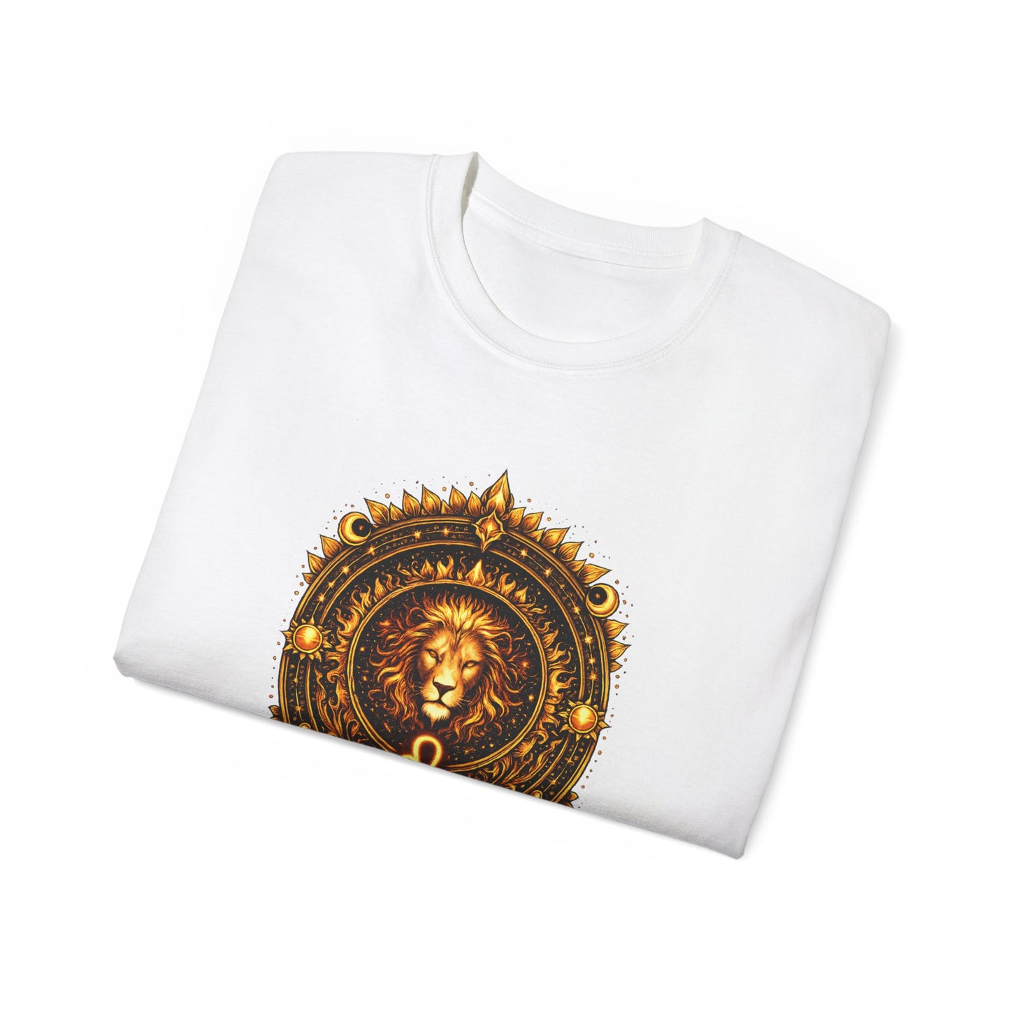 Leo • Solar Reign • Elemental Armor • T-shirt • Black Hat Pixels • Unisex