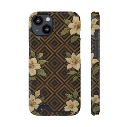 Velvet Bloom • Apple iPhone 13 • MagSafe® Tough Case with Card Holder