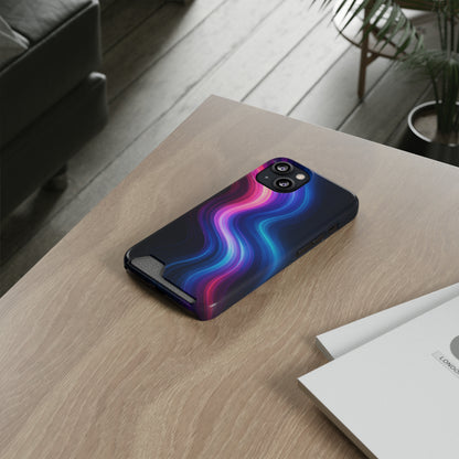 Quantum Surge • Apple iPhone 13 • MagSafe® Tough Case with Card Holder