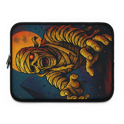 Mystic Mummy • Dual Zipper Laptop Sleeve tech accessory by Black Hat Pixels