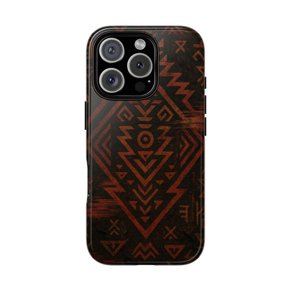 Tribal Glitch • Apple iPhone 16 • MagSafe® Magnetic Tough Case