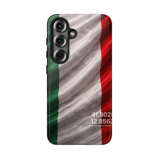 Italy • Street Sovereign – Roman Standard • Samsung Galaxy S25 • Wireless Friendly • Tough Case
