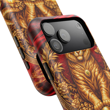 Tiger • Lunar Armor • Imperial Banner • Apple iPhone 17 Pro • MagSafe Tough Case