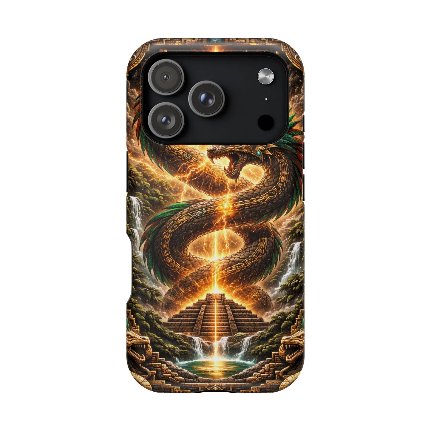 Coatl • Feathered Dominion • Empire of the Fifth Sun™ • Apple iPhone 17 Pro • MagSafe Tough Case