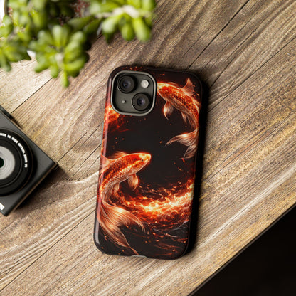Fire Koi • Apple iPhone 15 • MagSafe® Tough Case
