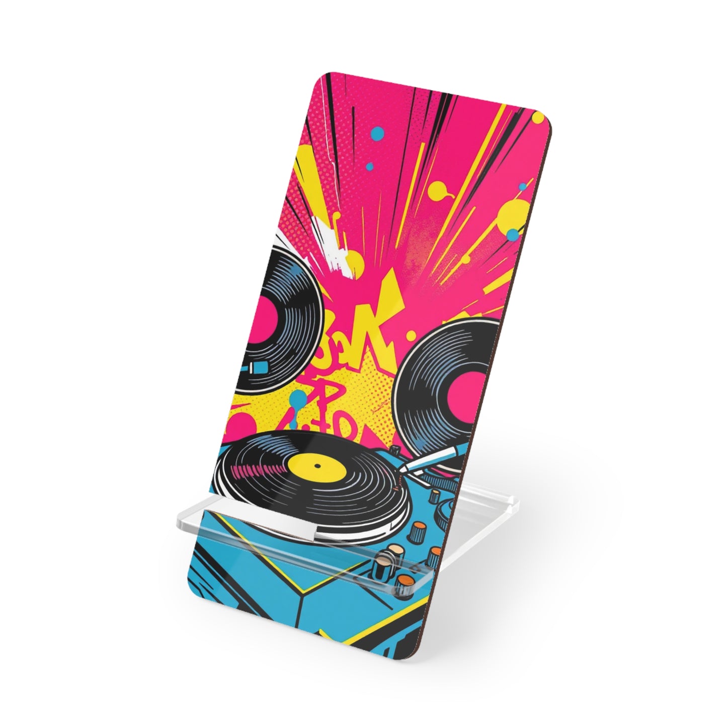 Wave Pop • Smartphone Display Stand tech accessory by Black Hat Pixels