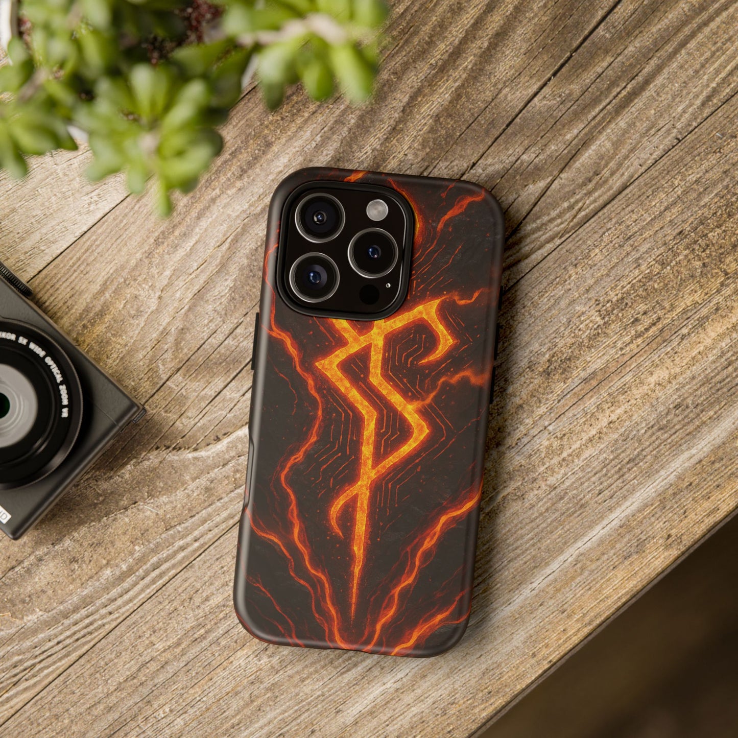 Molten Glyph • Apple iPhone 16 • MagSafe® Magnetic Tough Case