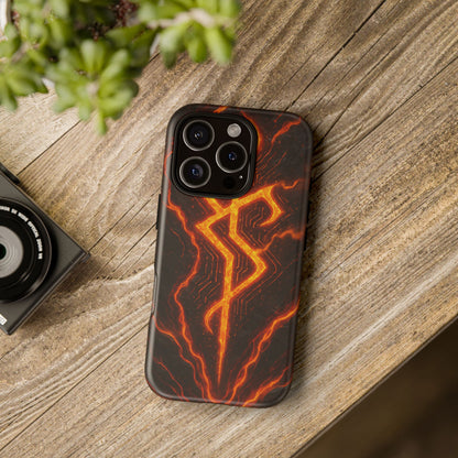 Molten Glyph • Apple iPhone 16 • MagSafe® Magnetic Tough Case