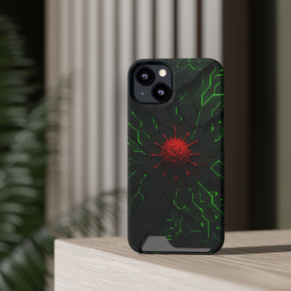 Atomic Fusion • Apple iPhone 13 • MagSafe® Tough Case with Card Holder