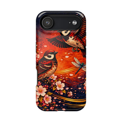 Quiet Witness – Fleeting Mercy • Obsidian Irezumi™ • Apple iPhone 17 Pro • MagSafe Tough Case