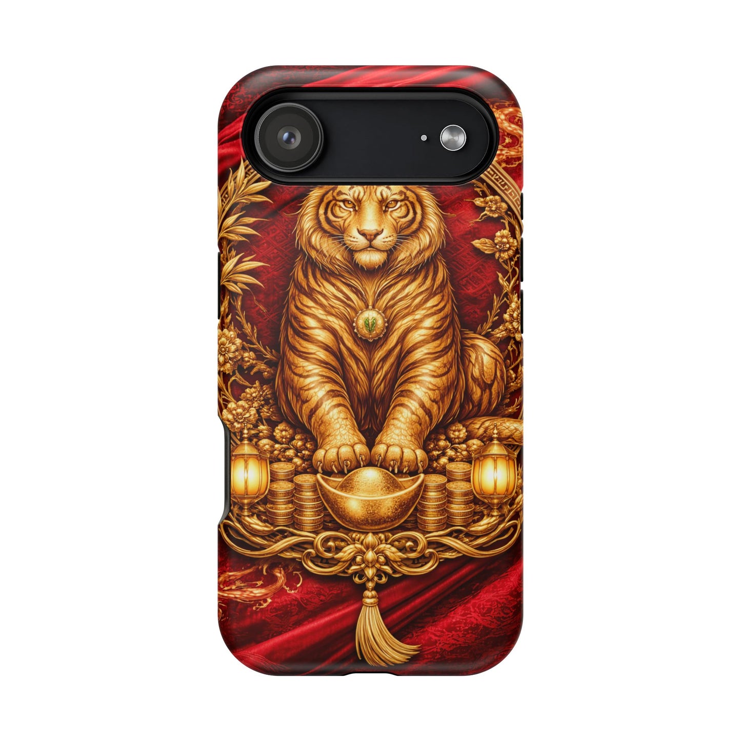 Tiger • Lunar Armor • Imperial Banner • Apple iPhone 17 Pro • MagSafe Tough Case