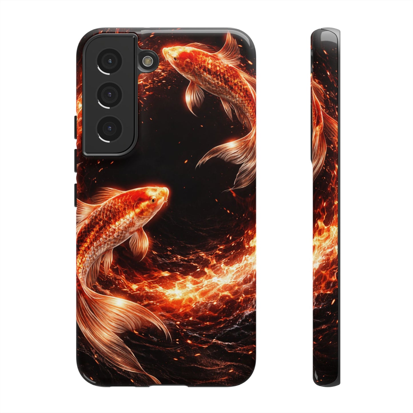 Fire Koi • Samsung Galaxy S22 • Tough Case • Wireless Friendly