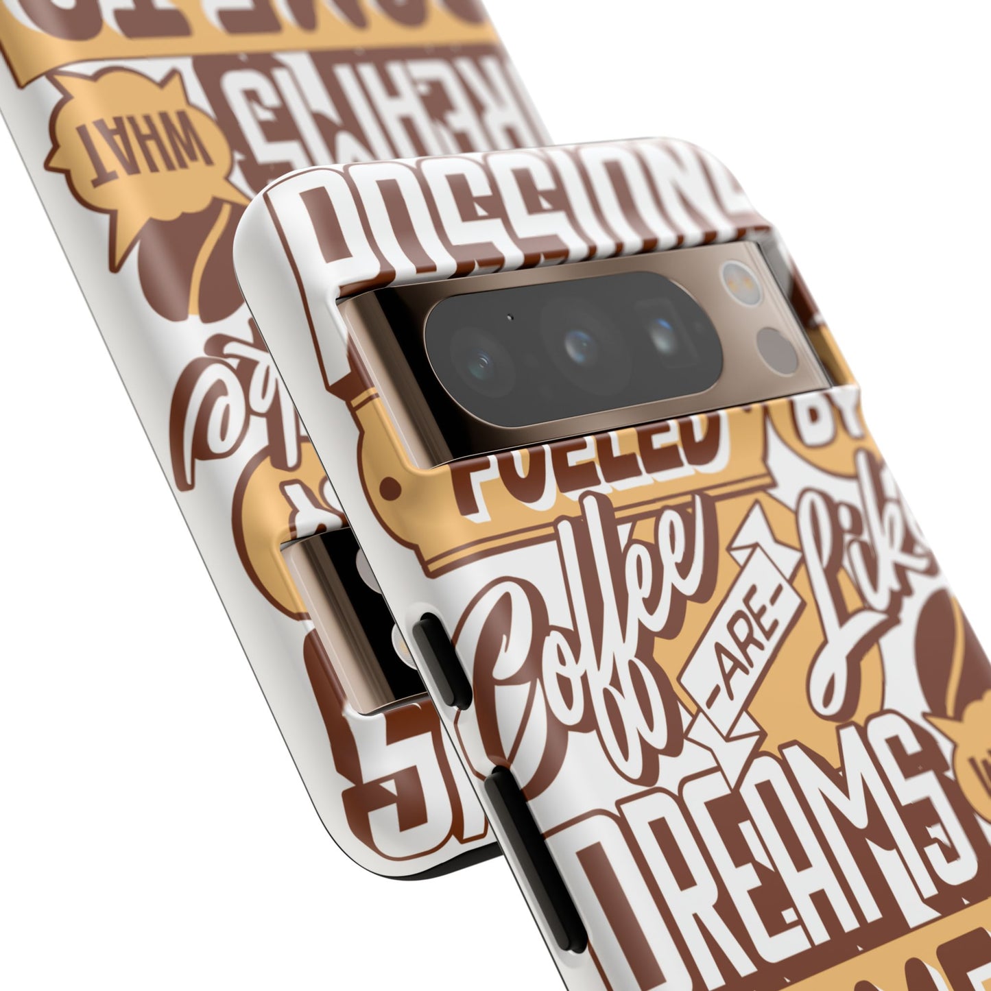 Fueled By Coffee • Google Pixel 8 • Tough Case • Wireless Friendly