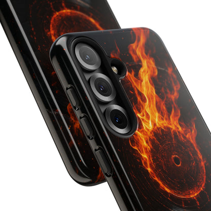 Vinyl Inferno • Samsung Galaxy S25 • MagSafe® Magnetic Tough Case