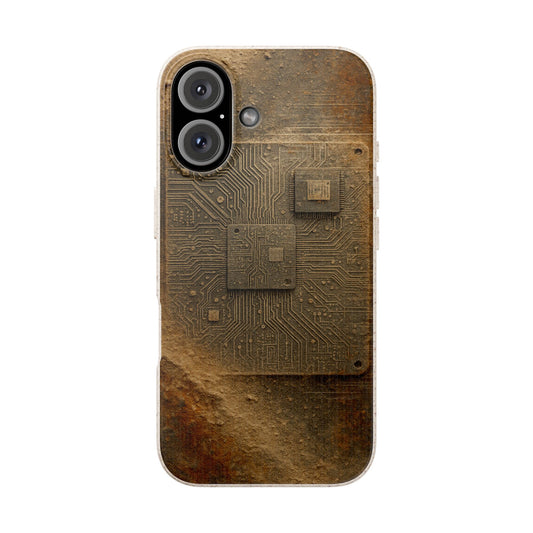 Sand Circuit • Apple iPhone 16 Eco-Friendly Phone Case