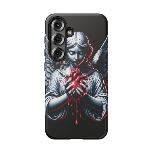 Angel Heart • Samsung Galaxy S25 • Wireless Friendly • Tough Case
