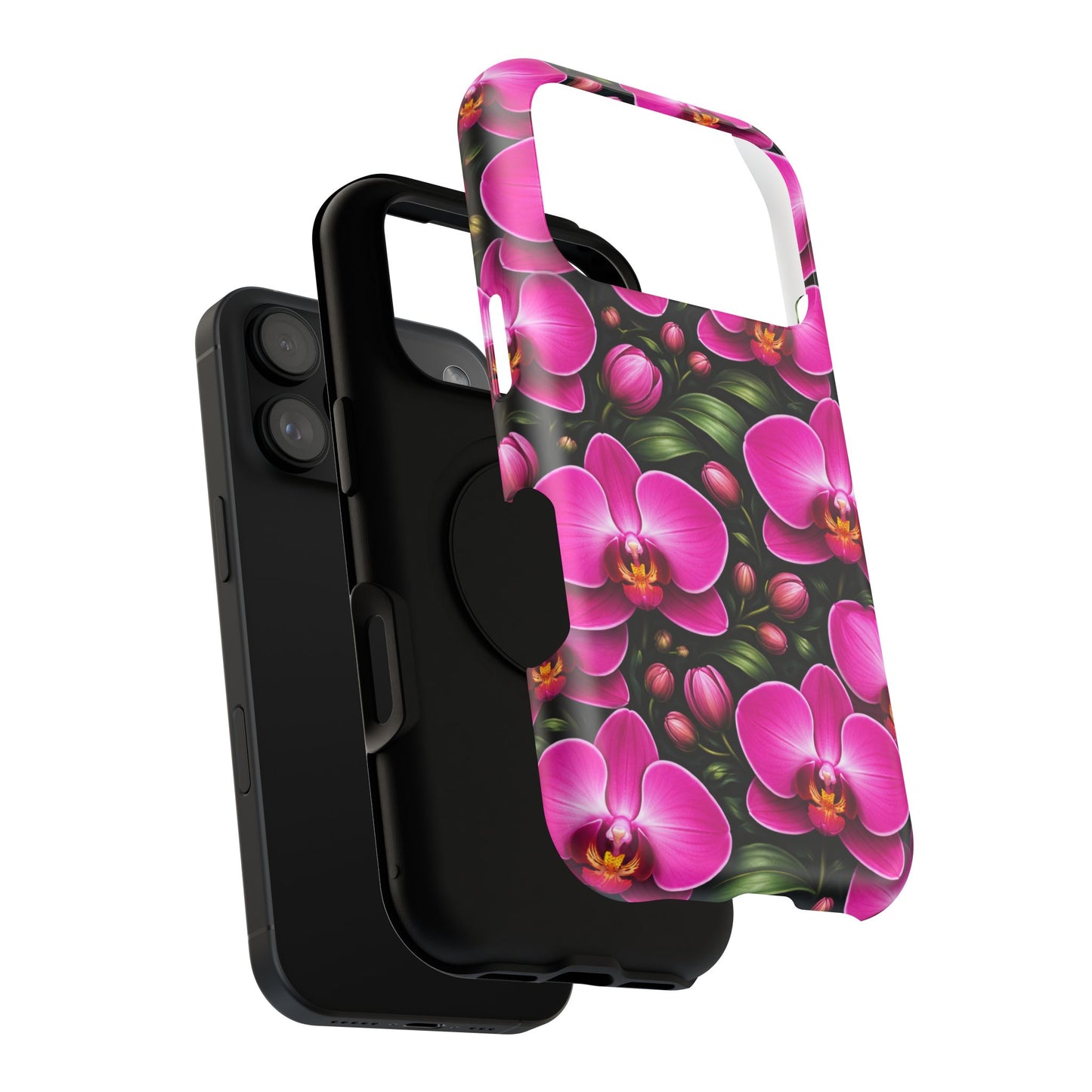 Velvet Orchid • Floral Fusion • Apple iPhone 17 Pro • MagSafe® Tough Case