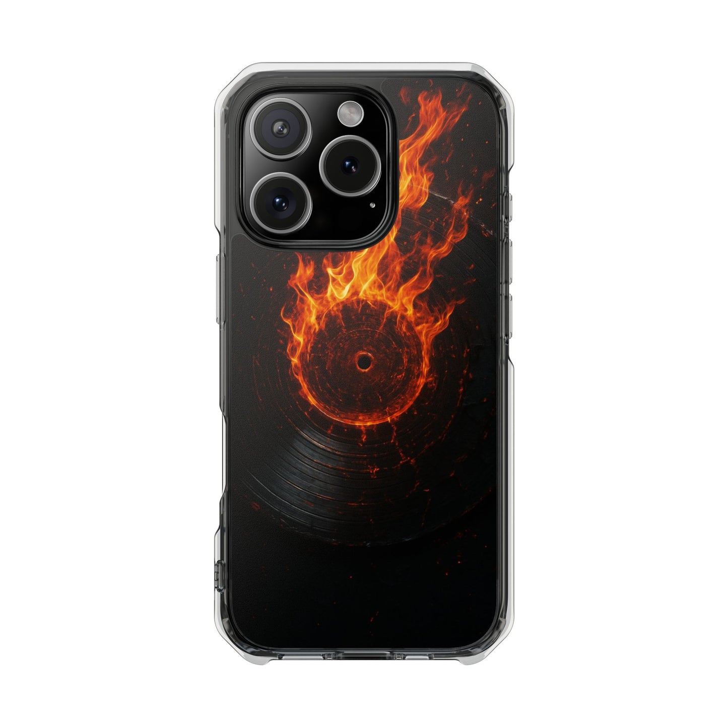 Vinyl Inferno • Apple iPhone 16 • MagSafe® Clear Case