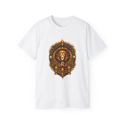 Leo • Solar Reign • Elemental Armor • T-shirt • Black Hat Pixels • Unisex