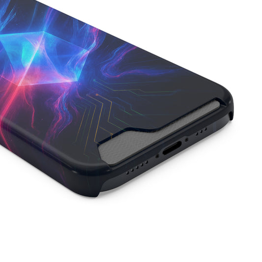 Crystal Silicone • Apple iPhone 13 • MagSafe® Tough Case with Card Holder