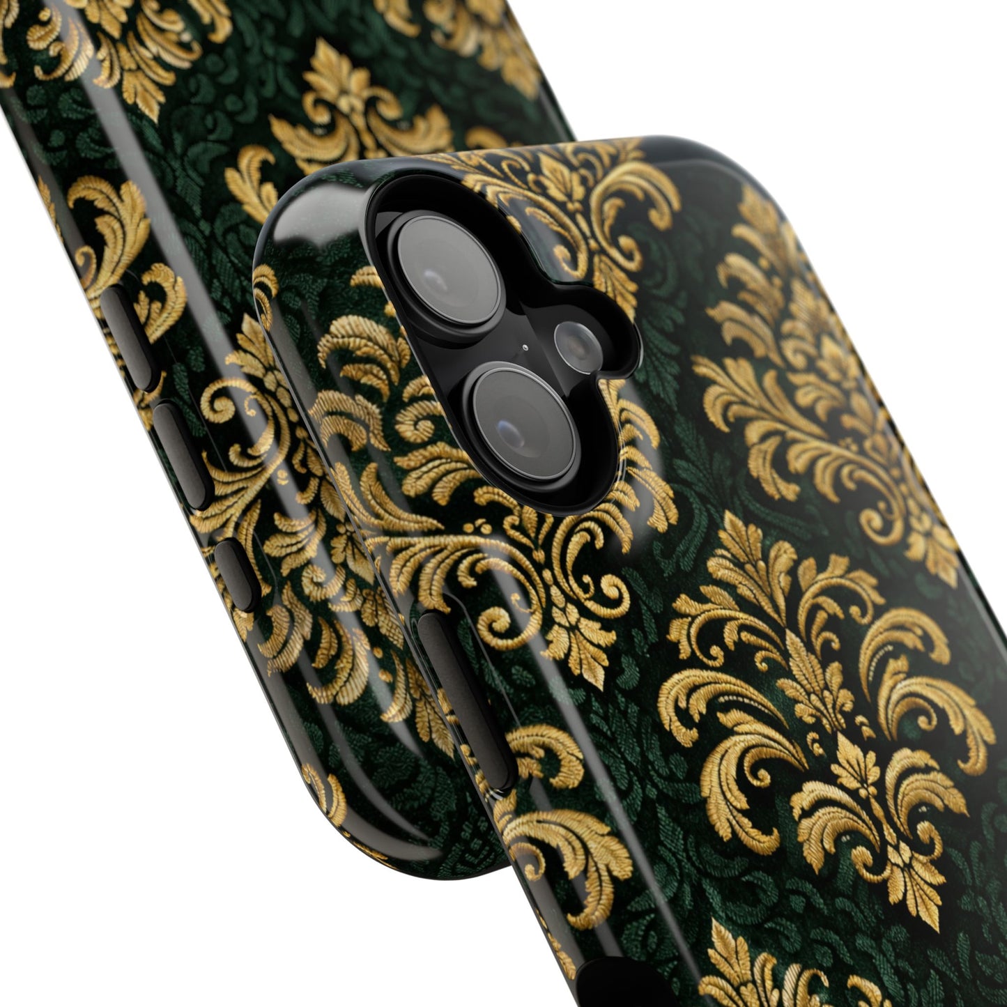Valmont Atelier • Velvet Dynasty™ Royal Weave • iPhone 17 Pro • Tough Case • MagSafe®