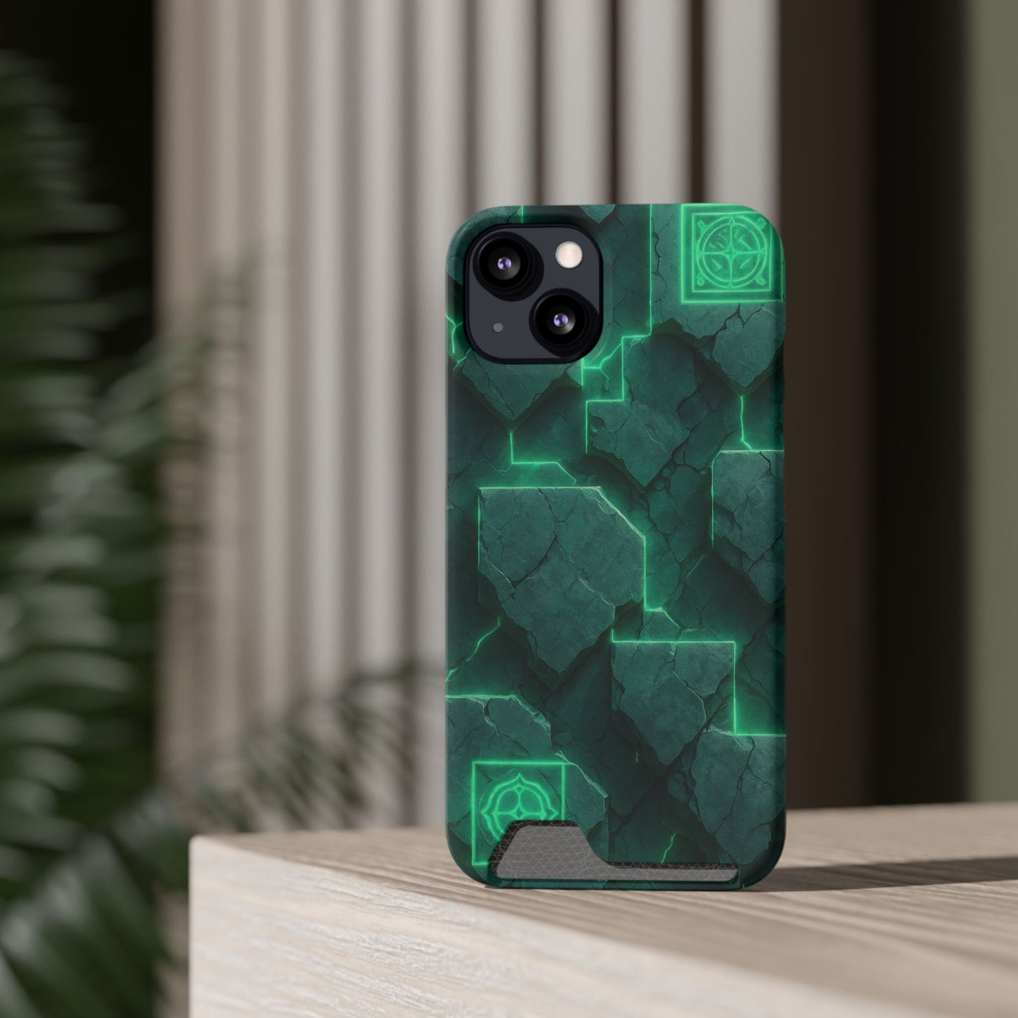 Digital Terrain • Apple iPhone 13 • Tough Case with Card Holder • MagSafe®