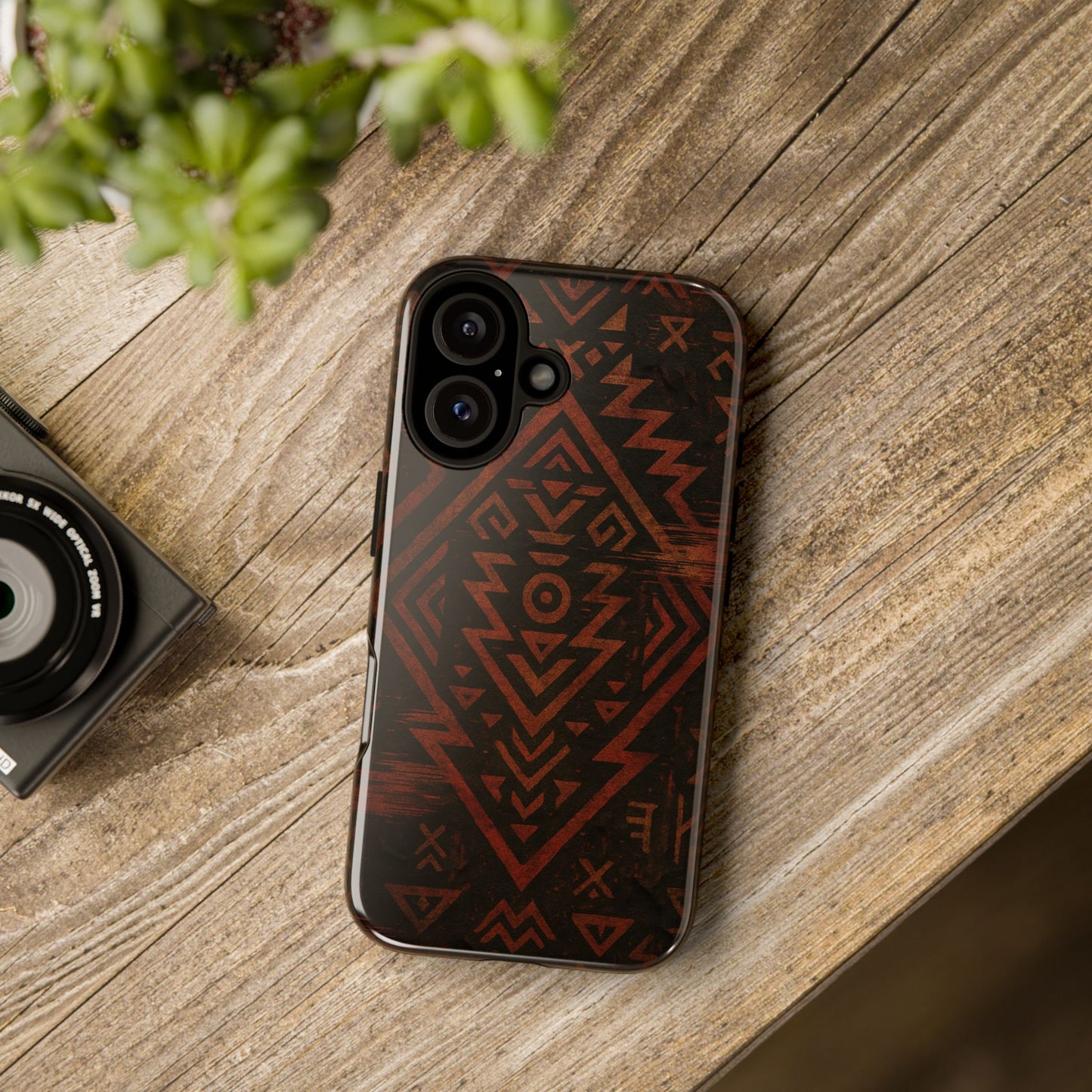 Tribal Glitch • Apple iPhone 16 • MagSafe® Magnetic Tough Case