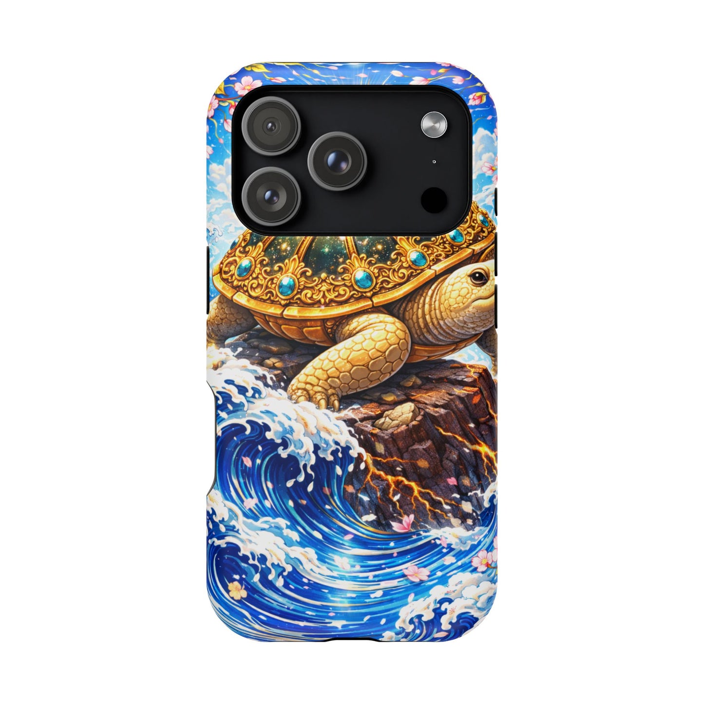 Stonebound Patience – Eternal Foundation • Obsidian Irezumi™ • Apple iPhone 17 Pro • MagSafe Tough Case