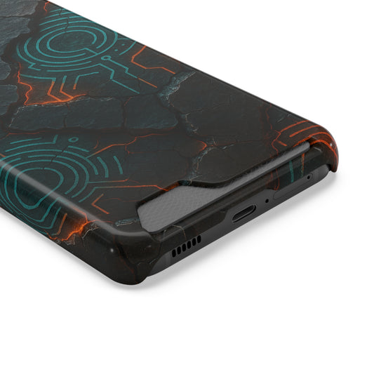 Circuit Eruption • Samsung Galaxy S22 • MagSafe® Tough Case with Card Holder