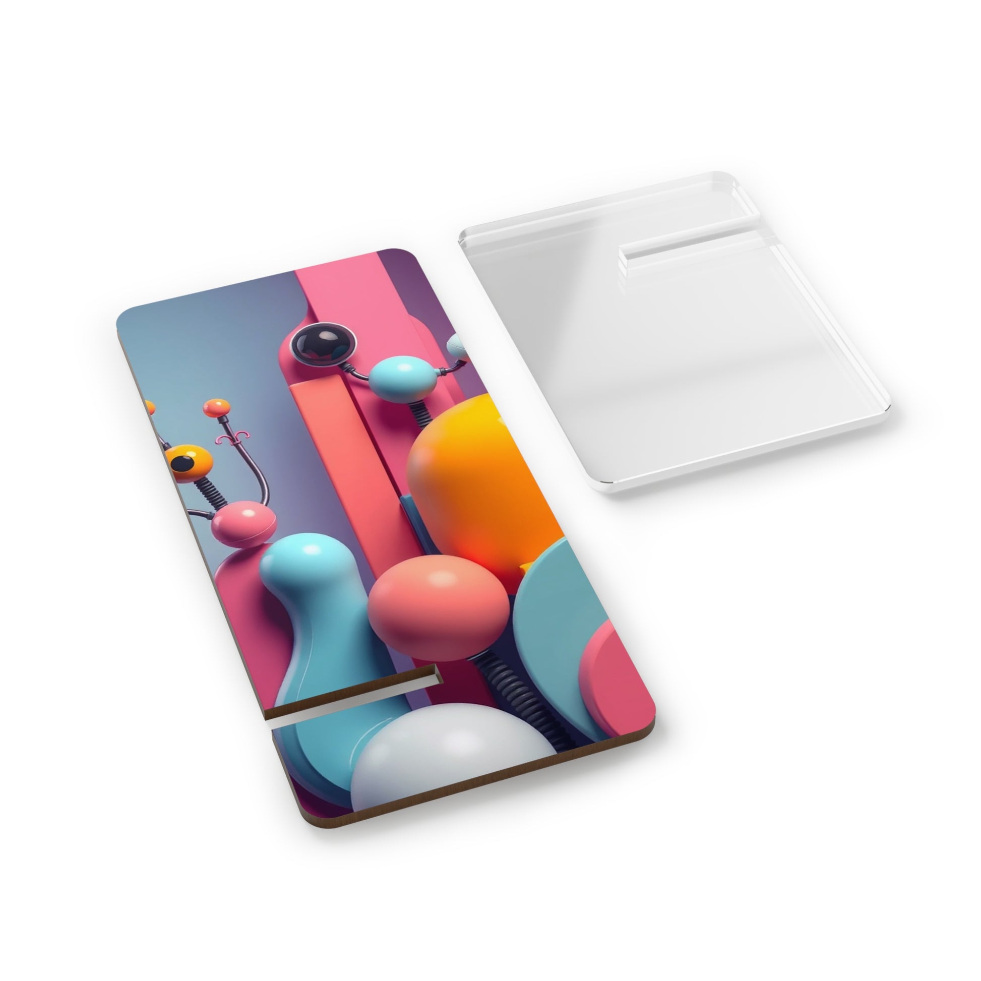 Node Drift • Smartphone Display Stand tech accessory by Black Hat Pixels