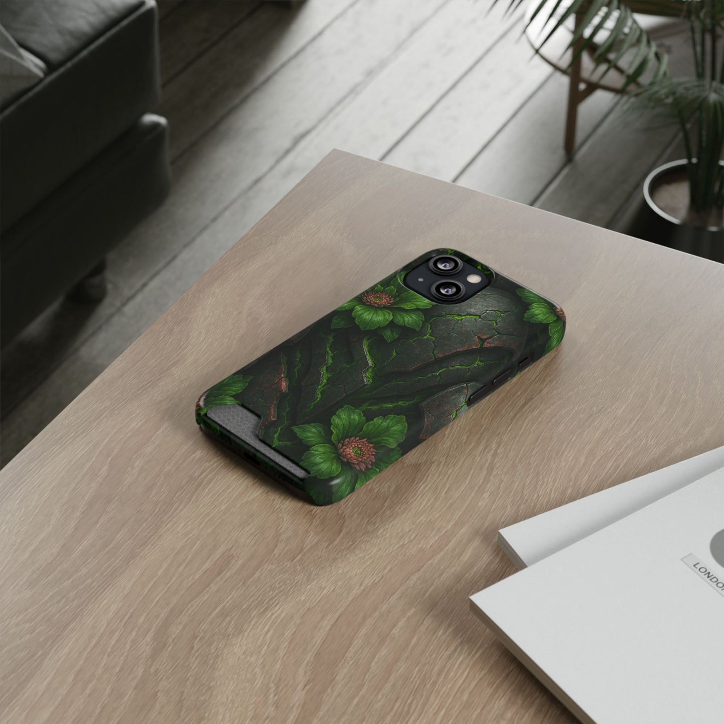 Cryptic Spawn • Apple iPhone 13 • Tough Case with Card Holder • MagSafe®