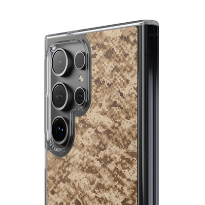 Desert Storm Camo • Samsung Galaxy S24 • Clear Case