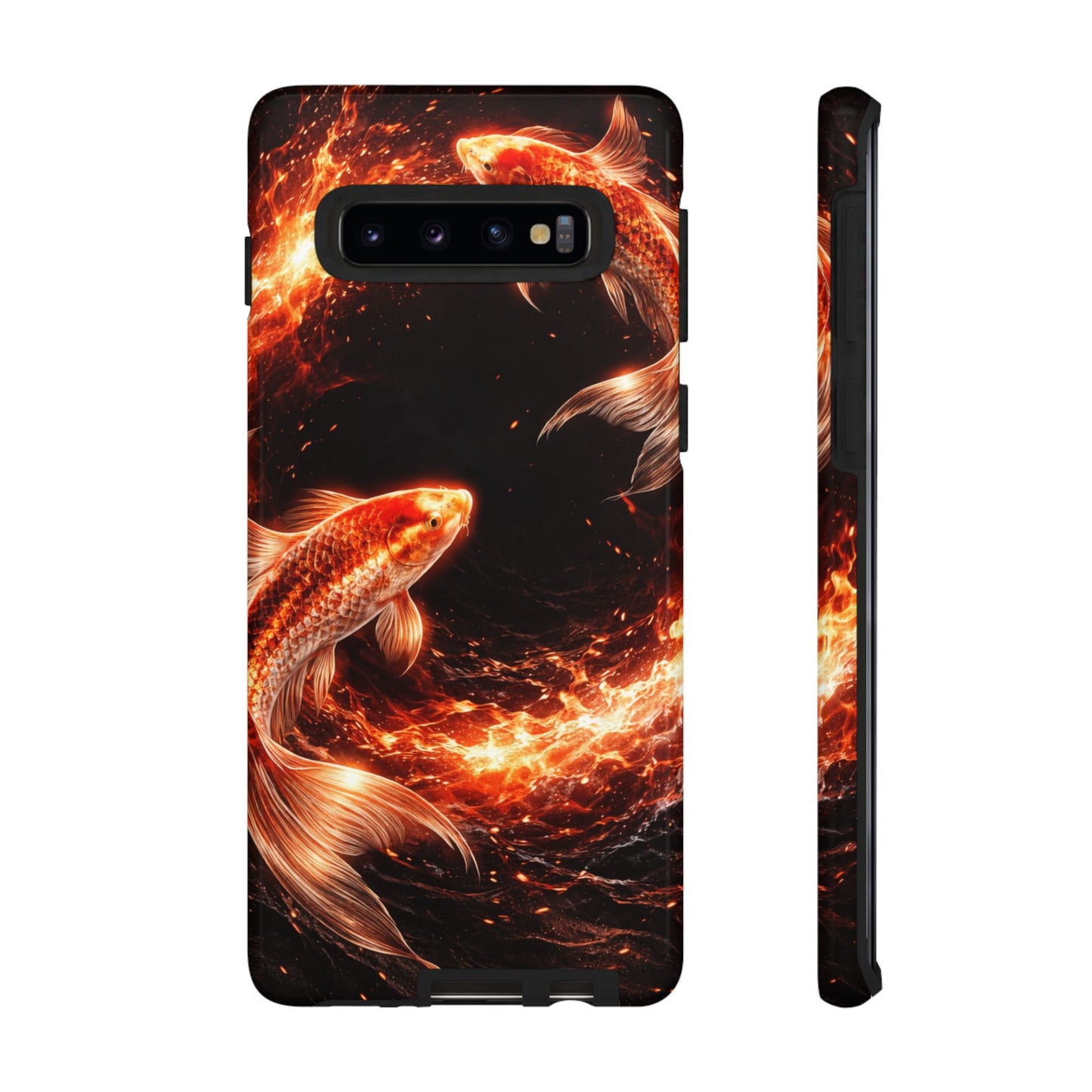 Fire Koi • Samsung Galaxy S10 • Tough Case • Wireless Friendly