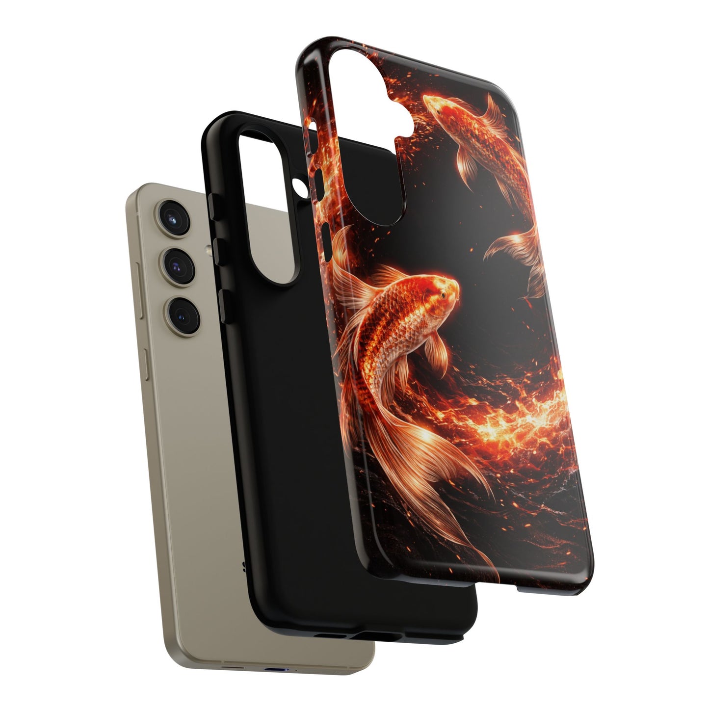 Fire Koi • Samsung Galaxy S24 • MagSafe® Tough Case • Wireless Friendly
