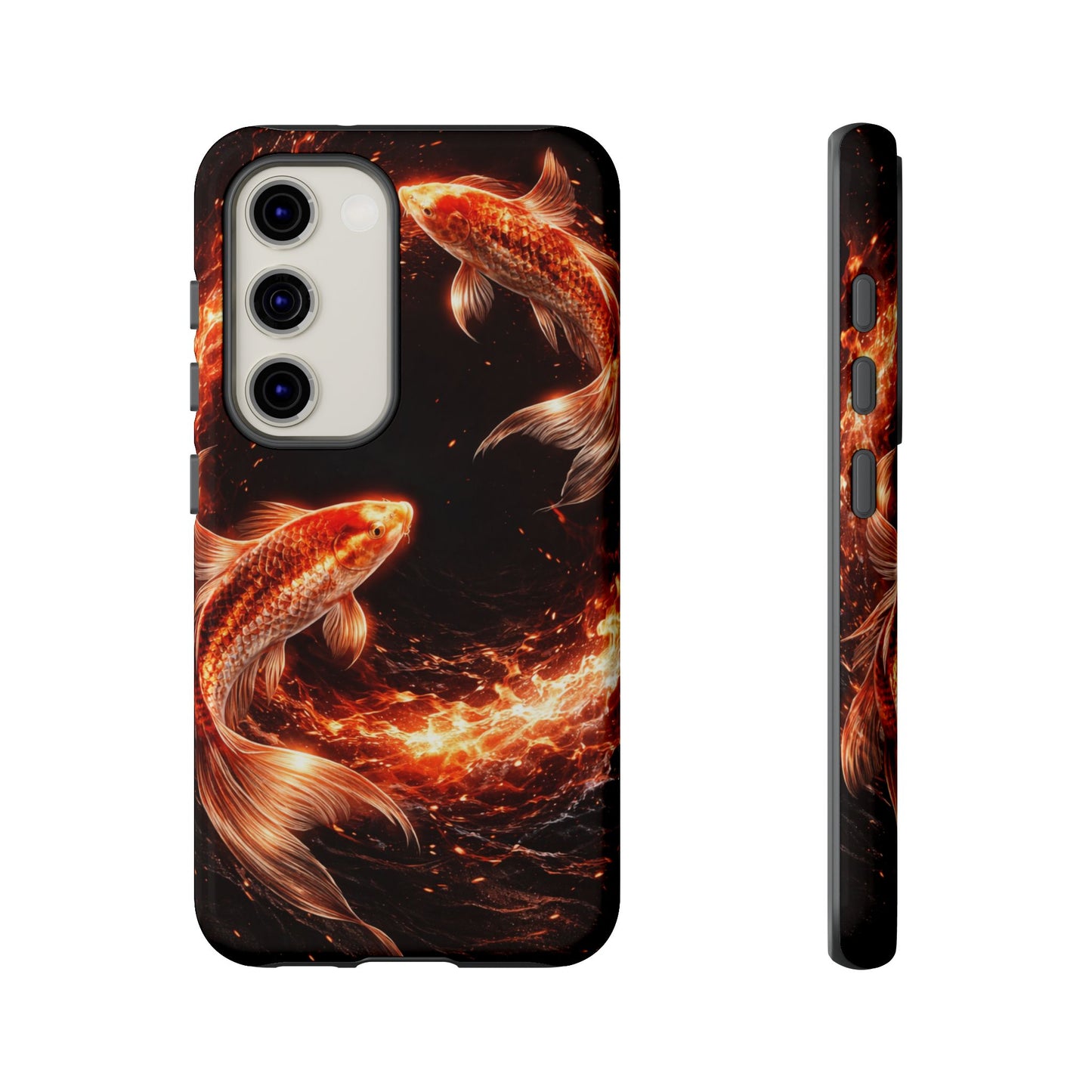Fire Koi • Samsung Galaxy S23 • Tough Case • Wireless Friendly
