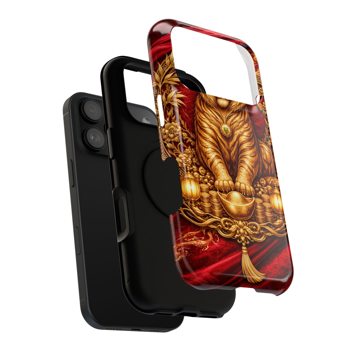 Tiger • Lunar Armor • Imperial Banner • Apple iPhone 17 Pro • MagSafe Tough Case