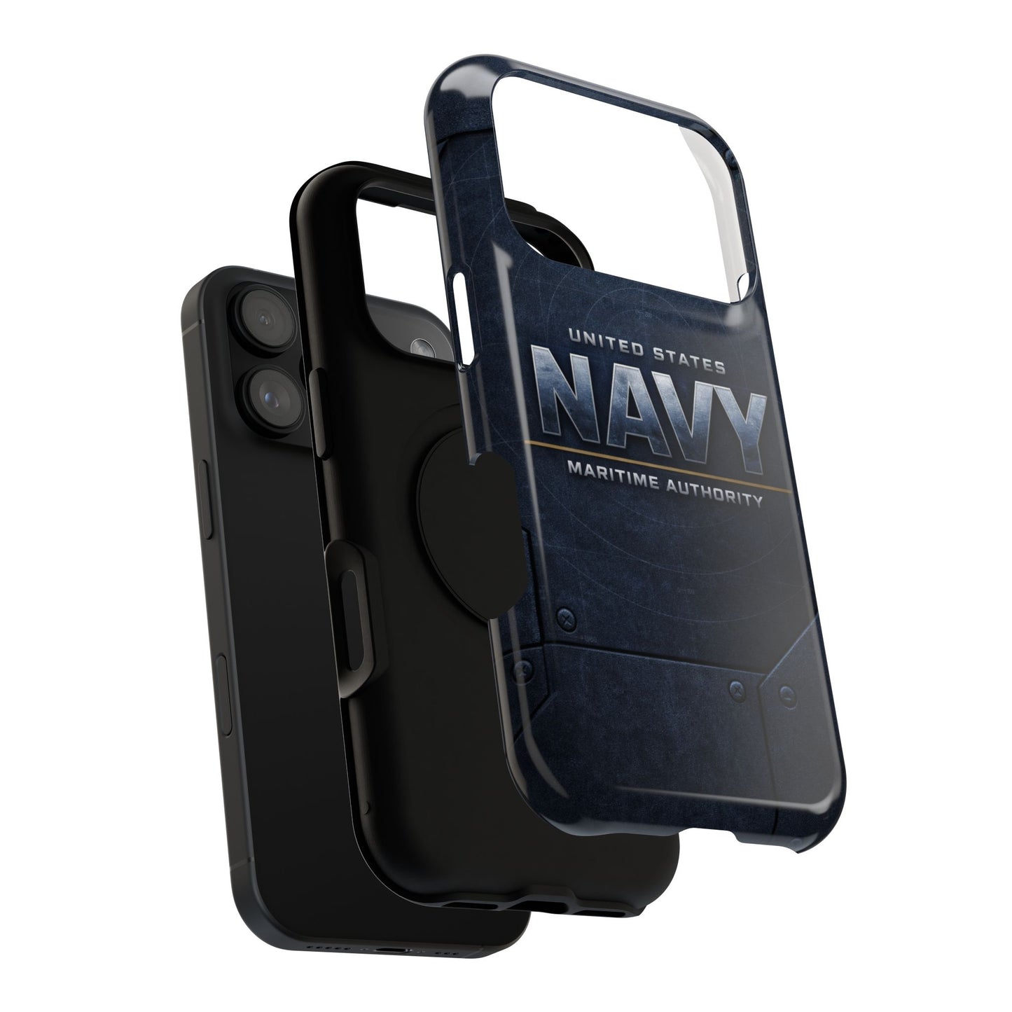Navy • Sentinel Series • Maritime Authority • Apple iPhone 17 Pro • MagSafe Tough Case