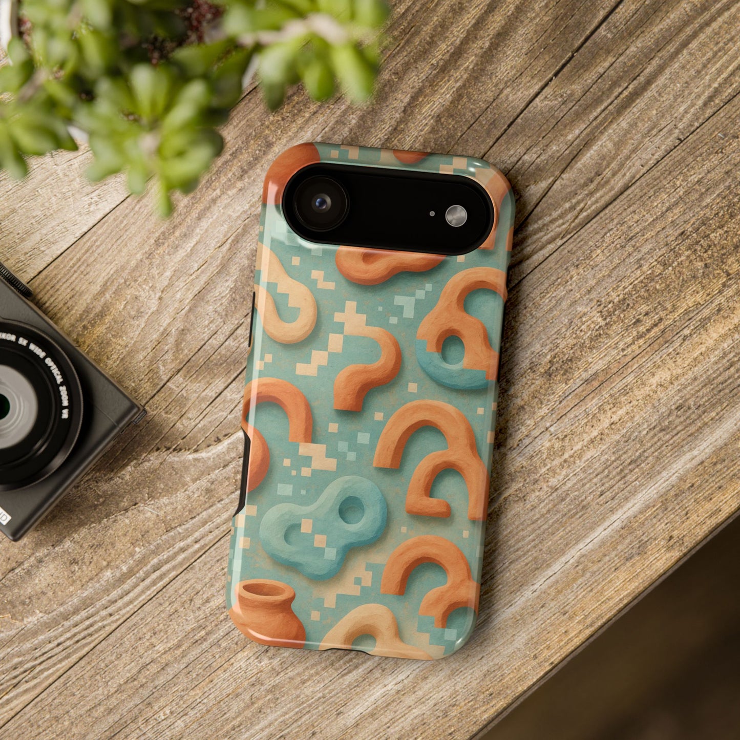 Pixel Clay • Apple iPhone 17 Pro • MagSafe® Tough Case