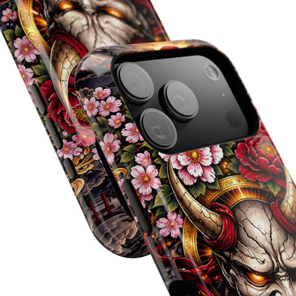 The Watcher – Crimson Discipline • Obsidian Irezumi™ • Apple iPhone 17 Pro • MagSafe Tough Case