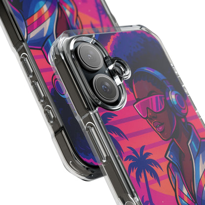 Afro Grooving • Apple iPhone 16 • MagSafe® Clear Case