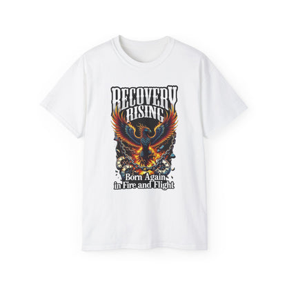 Recovery Rising • Recovery Works • T-Shirt • Black Hat Pixels • Unisex
