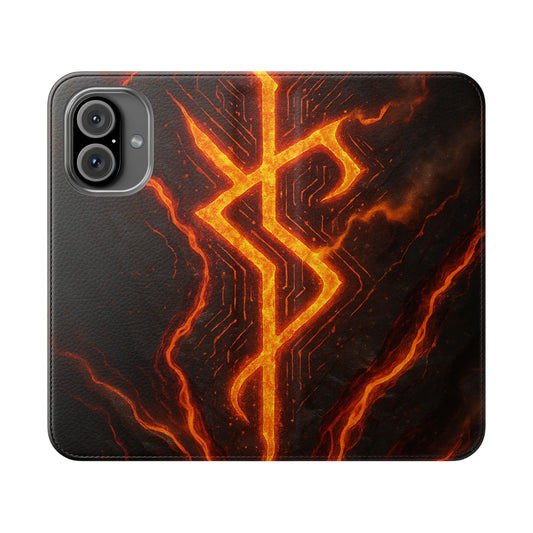 Molten Glyph • Apple iPhone 16 Flip Case