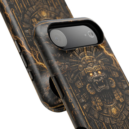 Tlaloc • Storm Covenant • Empire of the Fifth Sun™ • Apple iPhone 17 Pro • MagSafe Tough Case